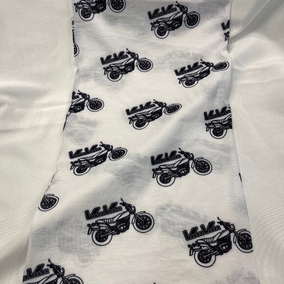 Suzuki VanVan White buff headband neck gaiter - Picture 2 of 4